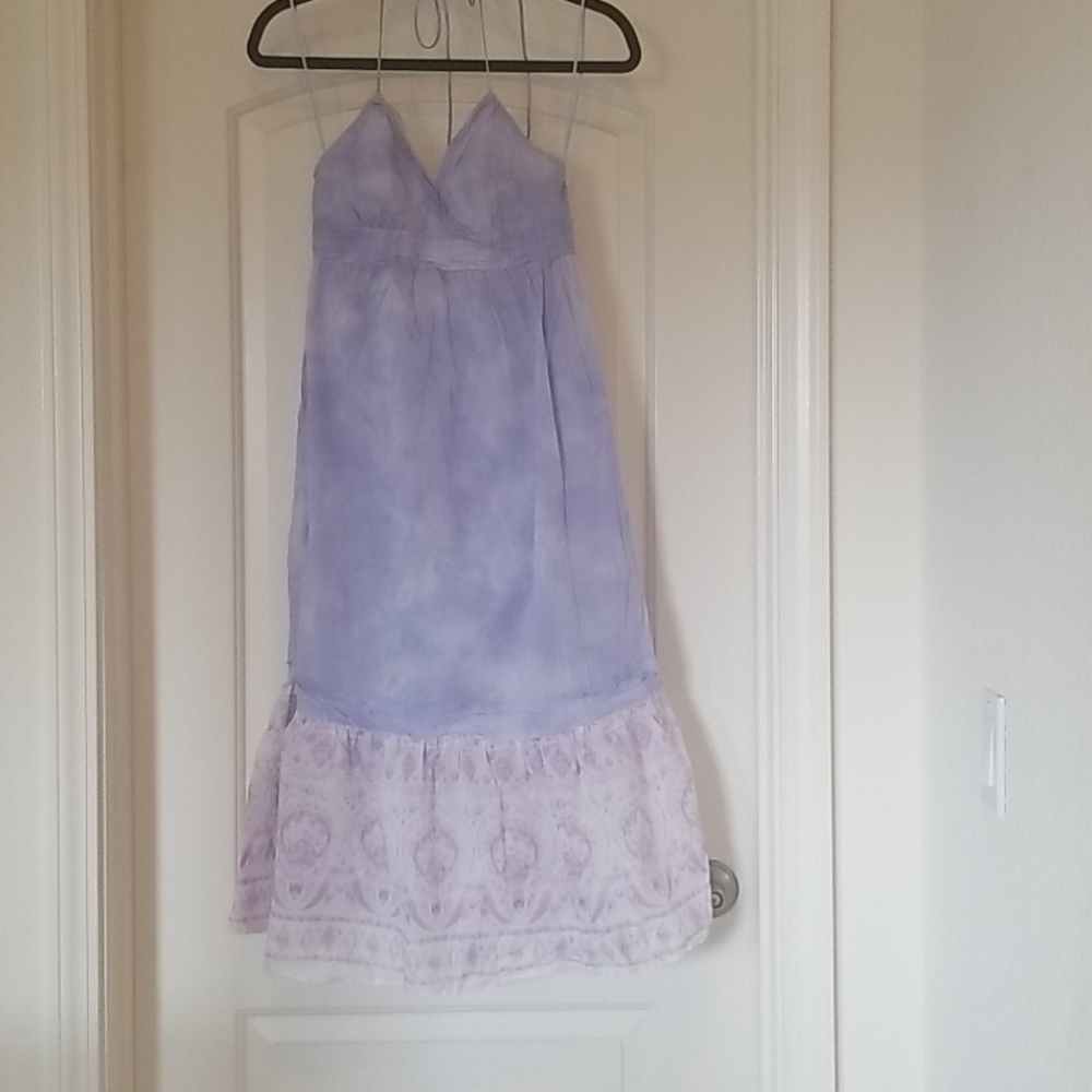 American Eagle Tie Dye Tiered Midi Dress